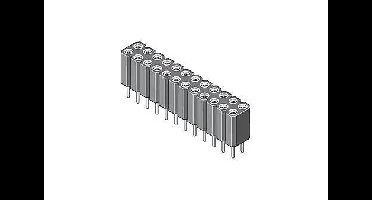 MPE Garry Female header (precisie) 115-3-072-0-MTF-XS0 1 stuk(s)