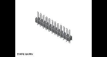 MPE Garry Male header (standaard) 372-1-008-T-KT0 1 stuk(s) Piece