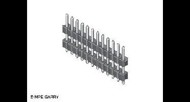 MPE Garry Male header (standaard) 089-1-020-0-T-XS0-3780 1 stuk(s)