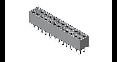 MPE Garry Female header (standaard) 094-2-040-0-NTX-YS0 1 stuk(s) Piece