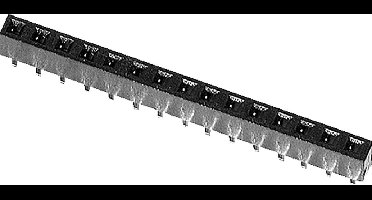 MPE Garry Female header (standaard) 904-1-020-0-NFX-XS0-0-0-0-0A79 1 stuk(s) Piece