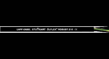 LAPP ÖLFLEX® ROBUST 210 Stuurstroomkabel 2 x 0.75 mm² Zwart 21897/100 100 m