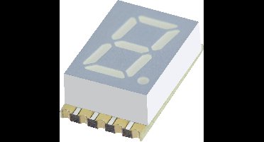 Kingbright 7-segments-display Geel 7.62 mm 1.95 V Aantal cijfers: 1 KCSA03-107