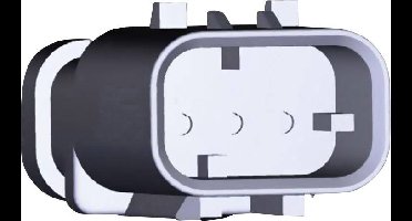 TE Connectivity 776430-1 Male behuizing (kabel) AMPSEAL16 Totaal aantal polen: 3 Inhoud: 1 stuk(s)