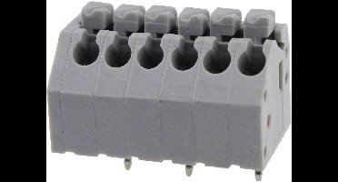 Degson DG250-3.5-03P-11-01AH-1 Veerkrachtklemblok 0.82 mm² Aantal polen 3 Grijs 1 stuk(s)