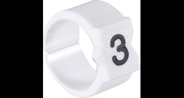 TE Connectivity STD12W-5 Markeerclip Opdruk 5 Buitendiameter 4.50 tot 6 mm 329976-000