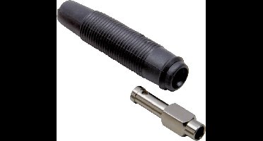 BKL Electronic 072214 Laboratoriumbus Koppeling, recht Stift-Ø: 4 mm Zwart 1 stuk(s)