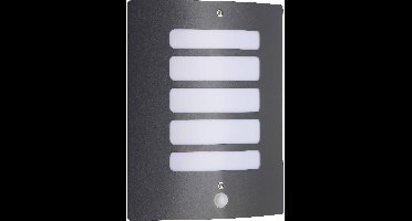 Brilliant Todd 47698/63 Buitenlamp met bewegingsmelder (wand) E27 60 W Antraciet