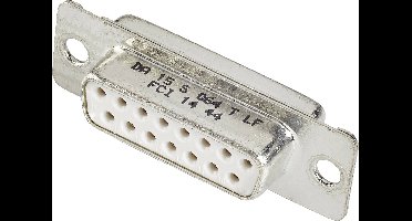 FCI D-SUB DE09S064TLF D-sub female connector 180 ° Aantal polen: 9 Soldeerkelk 1 stuk(s)