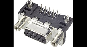 FCI D-SUB D25S13A4GL00LF D-sub female connector 90 ° Aantal polen: 25 Print 1 stuk(s)