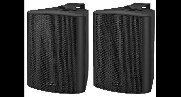 Monacor MKA-50SET/SW Actieve PA-luidsprekerset 20 W 1 paar