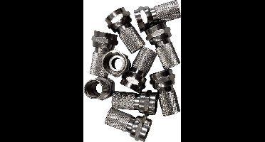 F-stekkerset Kabeldiameter: 4 mm
