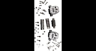 BKL Electronic 10122002 D-sub stekker 180 ° Aantal polen: 15 Solderen 1 stuk(s)
