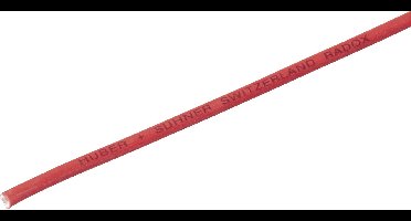 Huber+Suhner 12420675 Draad Radox® 155 1 x 0.50 mm² Rood per meter