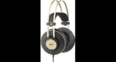 AKG Harman K92 Over Ear koptelefoon Kabel Zwart, Goud Studio