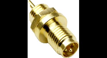 BKL Electronic 0419011 0419011 SMA-Reverse-connector Bus, inbouw verticaal 50 Ω 1 stuk(s)