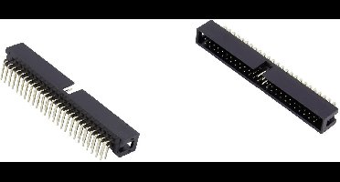 Connfly DS1013-10RSIB-B-0 Pinconnector Rastermaat: 2.54 mm Totaal aantal polen: 10 Aantal rijen: 2 1 stuk(s)