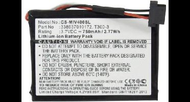 Beltrona Accu voor navigatiesysteem Vervangt originele accu 338937010172, T300-3 3.7 V 750 mAh