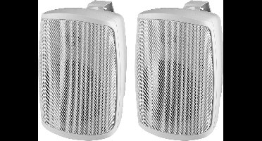 Monacor WALL-06T/WS PA-wandluidspreker 4 W Wit 1 stuk(s)
