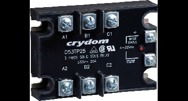 Crydom Halfgeleiderrelais A53TP50D 50 A Schakelspanning (max.): 530 V/AC Schakelend bij overbelasting 1 stuk(s)