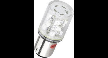Barthelme 52190111 LED-lamp Rood BA15d 12 V/DC, 12 V/AC 20 lm
