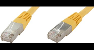 econ connect F6TP0,5GE RJ45 Netwerkkabel, patchkabel CAT 6 S/FTP 0.50 m Geel Pair afscherming 1 stuk(s)