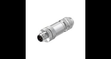 Weidmüller 1892120001 Sensor/actuator connector, niet geassembleerd M12 Aantal polen (sensoren): 4 Stekker, recht 1 stuk(s) Piece