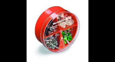 Weidmüller 9025400000 Assortiment adereindhulzen 4 mm², 6 mm², 10 mm², 16 mm² Deels geïsoleerd Grijs, Geel, Rood, Blauw 100 stuk(s) Box