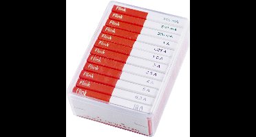 ESKA 632.800 632800 Buiszekering assortiment (Ø x l) 6.3 mm x 32 mm Snel -F- Inhoud 120 onderdelen