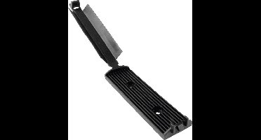 HellermannTyton FKH50A-HIR-BK-C1 Bevestigingssokkel Zelfklevend, Schroefbaar 151-15500 Voor lintkabel, Met acrylaatlijm, Stootbestendig Zwart 1 stuk(s)