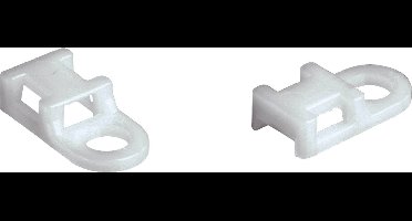 Panduit TA1S8-C Bevestigingssokkel Schroefbaar TA1S8-C Bundel-Ø (bereik) 4.80 mm (max) 4-voudige invoeging Natuur 1 stuk(s)