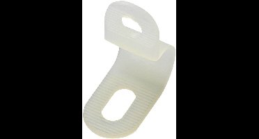TRU COMPONENTS TC-PC-0406203 Bevestigingsklem Schroefbaar 1593106 Bundel-Ø (bereik) 6.40 mm (max) Wit 1 stuk(s)
