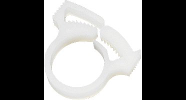 TRU COMPONENTS TC-28530C697203 Bevestigingsklem 1593103 Bundel-Ø (bereik) 12 mm (max) Zelfsluitend, Hersluitbaar Natuur 1 stuk(s)