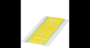 Phoenix Contact 0800410 WMS 6,4 (30X10)R YE Krimpkousmarkering Montagemethode: Schuiven Markeringsvlak: 30 x 10 mm Geel Aantal markeringen: 500 500 stuk(s)