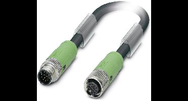 Phoenix Contact 1402551 Sensor/actuator connector, geassembleerd M12 Aantal polen (sensoren): 12 Stekker, recht, Bus, recht 3.00 m 1 stuk(s)