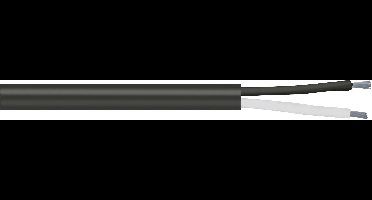 LAPP Thermokoppelkabel 2 x 0.50 mm² Zwart, Wit 161030/1 per meter