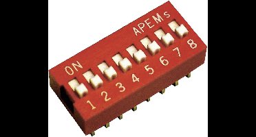 APEM NDS-02-V NDS-02-V DIP-schakelaar Aantal polen 2 Standaard 1 stuk(s)