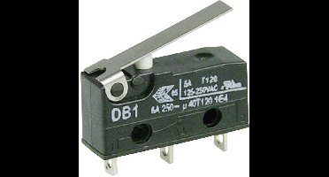 ZF DB1C-A1LB Microschakelaar DB1C-A1LB 250 V/AC 6 A 1x aan/(aan) Moment 1 stuk(s)