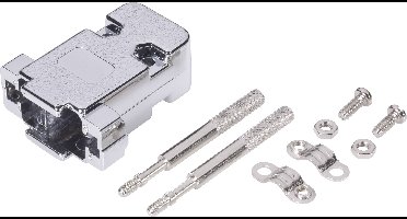 BKL Electronic 10120069 10120069 Aantal polen: 15 Kunststof, gemetalliseerd 180 ° Zilver 1 stuk(s)