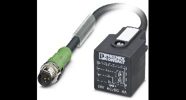 Phoenix Contact 1439641 Sensor/actuator connector, geassembleerd M12 Aantal polen (sensoren): 3 Stekker, recht, Stekker, haaks 5.00 m 1 stuk(s)
