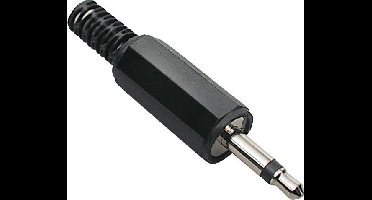 BKL Electronic 072118 Jackplug 3,5 mm Stekker, recht Aantal polen: 2 Mono Zwart 1 stuk(s)