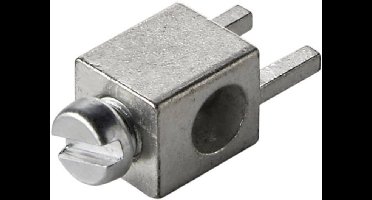 360410 Enkelcontact 2.5 mm² Aantal polen 1 Zilver 1 stuk(s)