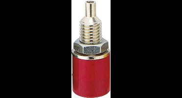 BKL Electronic 072306 Laboratoriumbus Bus, inbouw verticaal Stift-Ø: 4 mm Rood 1 stuk(s) Piece