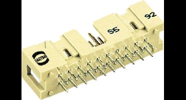 HARTING 09185166324 Male connector Totaal aantal polen 16 Aantal rijen 2 1 stuk(s)