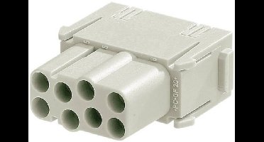 HARTING 09140083101 Businzetstuk Han® C-Modul 8 + PE Crimpen 1 stuk(s)