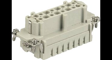 HARTING 09330162716 Businzetstuk Han® E 16 + PE Cage Clamp 1 stuk(s)