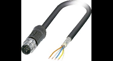 Phoenix Contact 1454228 Sensor/actuator dataconnector, geassembleerd M12 Aantal polen (sensoren): 4 Stekker, recht 10.00 m 1 stuk(s)