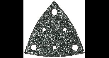 Fein 63717110043 Deltaschuurpapier Met klittenband, Geperforeerd Korrelgrootte (num) 80 Hoekmaat 80 mm 5 stuk(s)