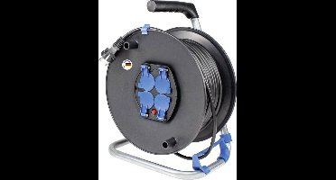 AS Schwabe 10118 Kabelhaspel 25.00 m Zwart Randaarde stekker