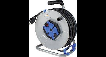 AS Schwabe 10319 Kabelhaspel 50.00 m Zwart Randaarde stekker